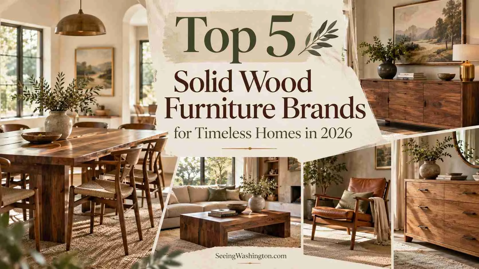 Solid Wood Furniture Brands for Timeless Homes