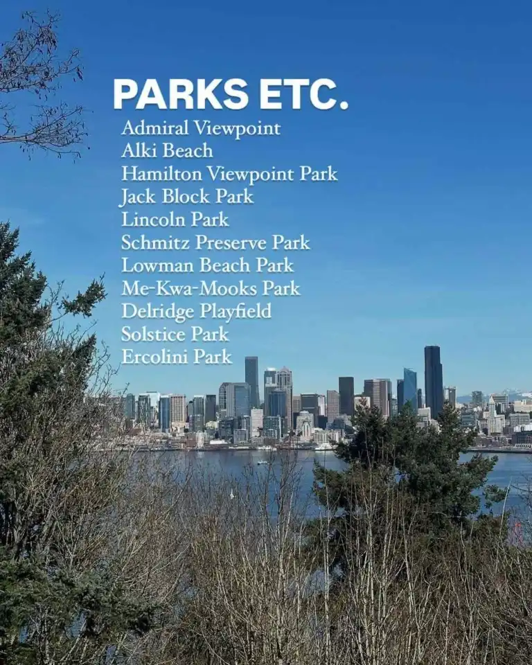 A list of scenic parks and outdoor spaces to explore in this comprehensive West Seattle Guide.