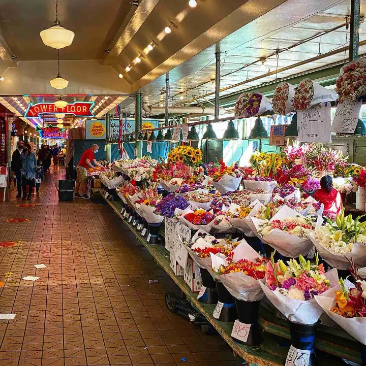 The Flower Stalls—Seattle's Floral Heart