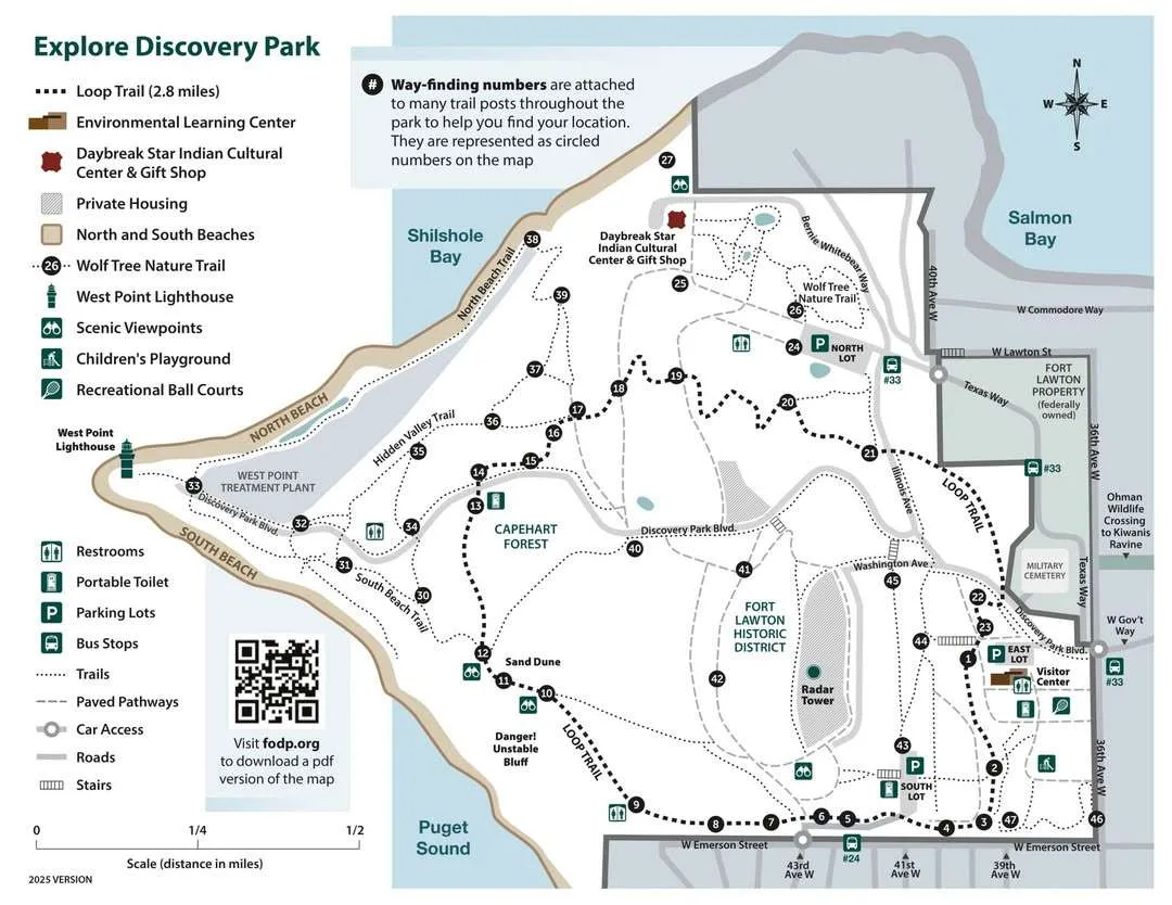 Discovery Park Seattle Map: Navigating the Park
