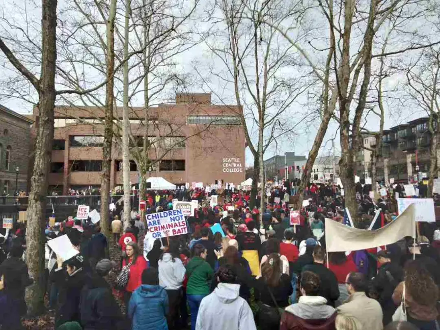 No Kings Protest in Seattle