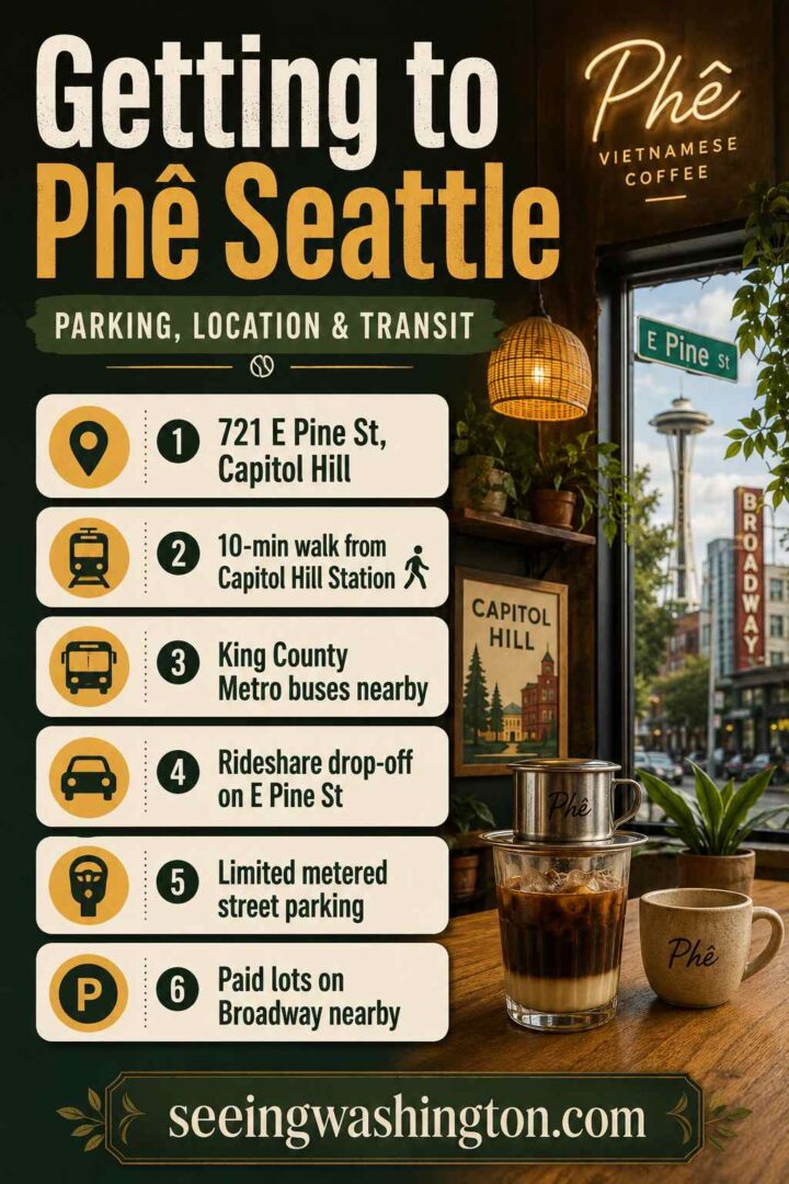 Parking, Location, and Getting to Phê seattle