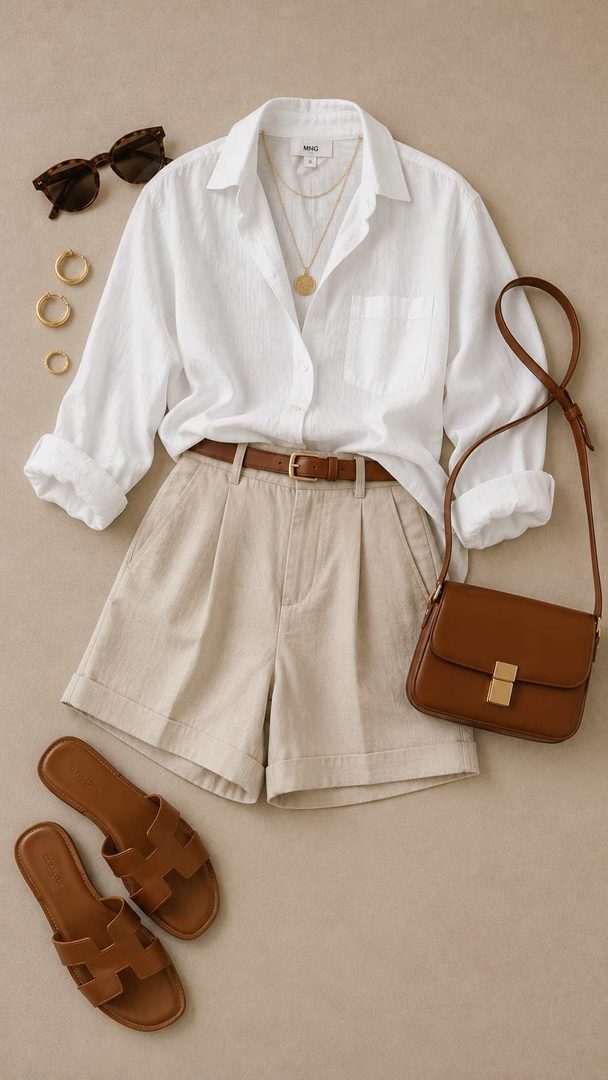 Tailored Shorts Look