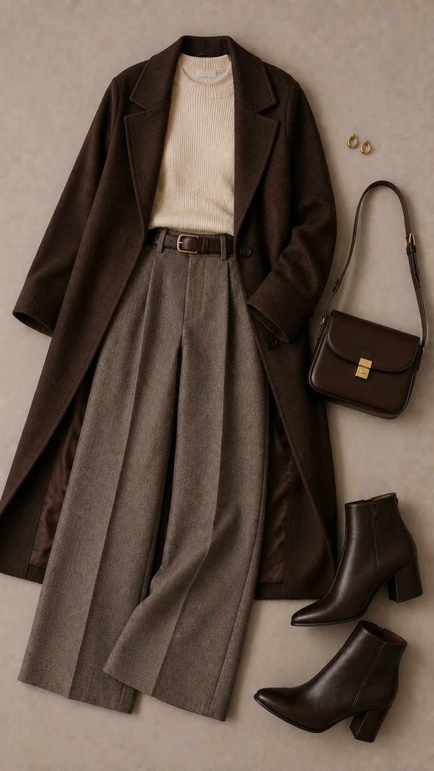 Wool Trousers Look