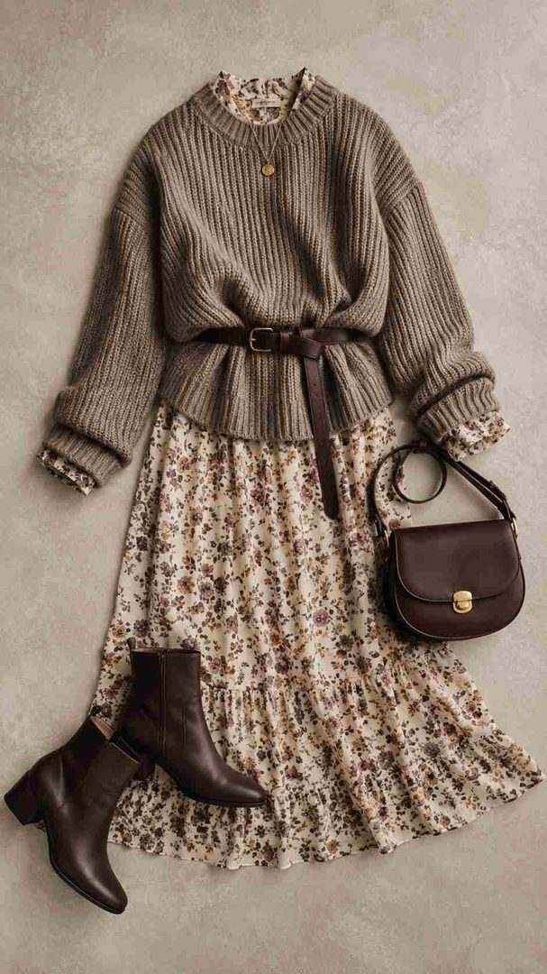 Sweater Over Dress