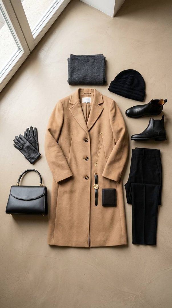 Milanese Long Coat Look