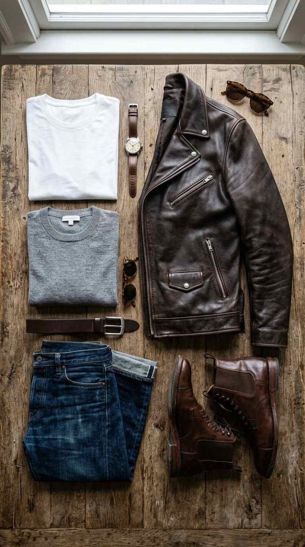 Leather Jacket Styling