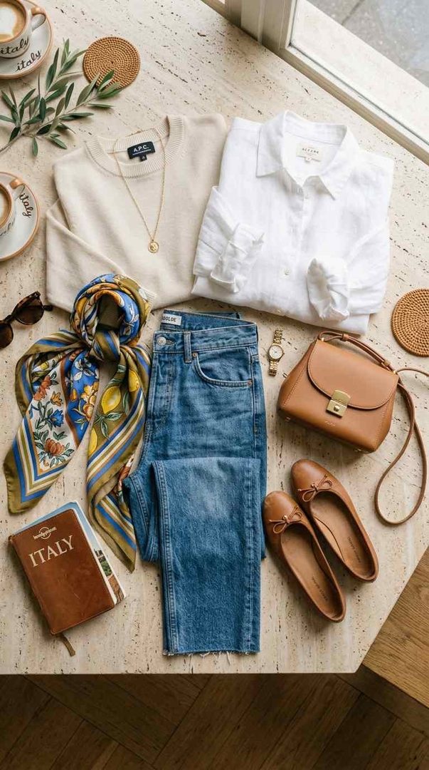 Ballet Flats And Denim