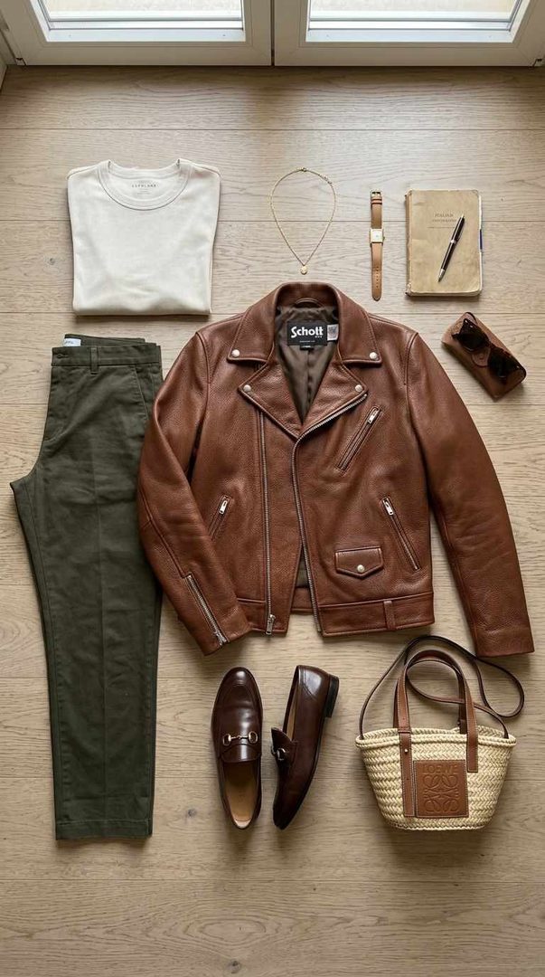 Lightweight Leather Jacket