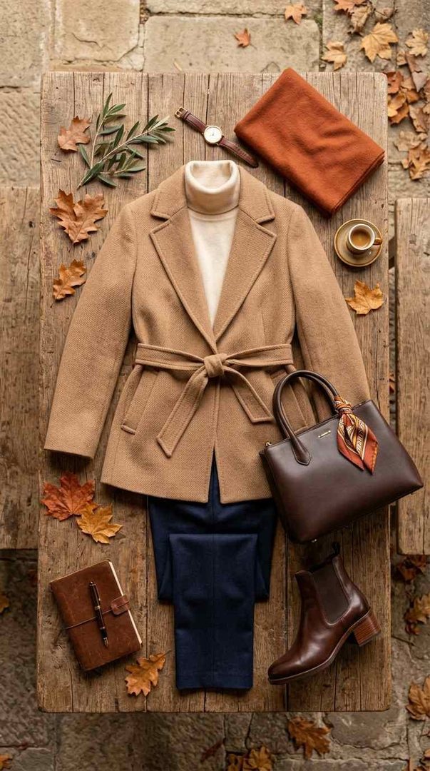 Belted Wool Jacket