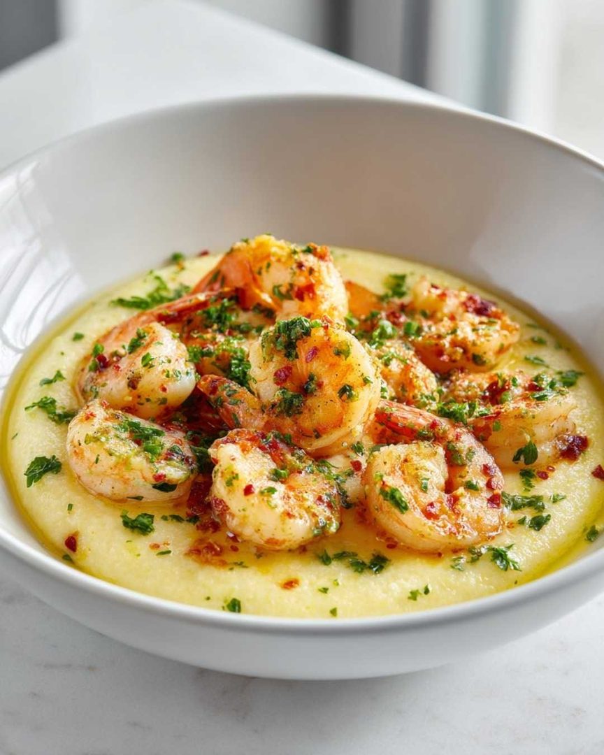 Polenta With Seafood