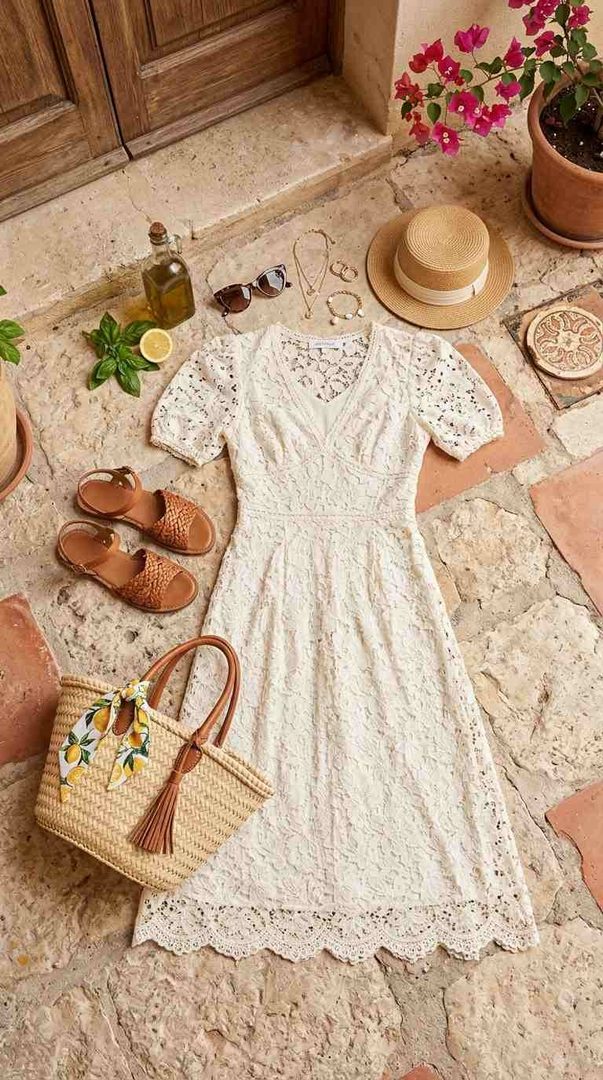 Lace Midi Dress