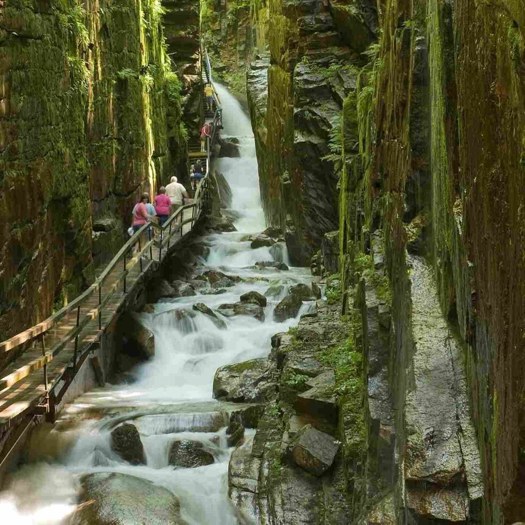 Walk Through Flume Gorge