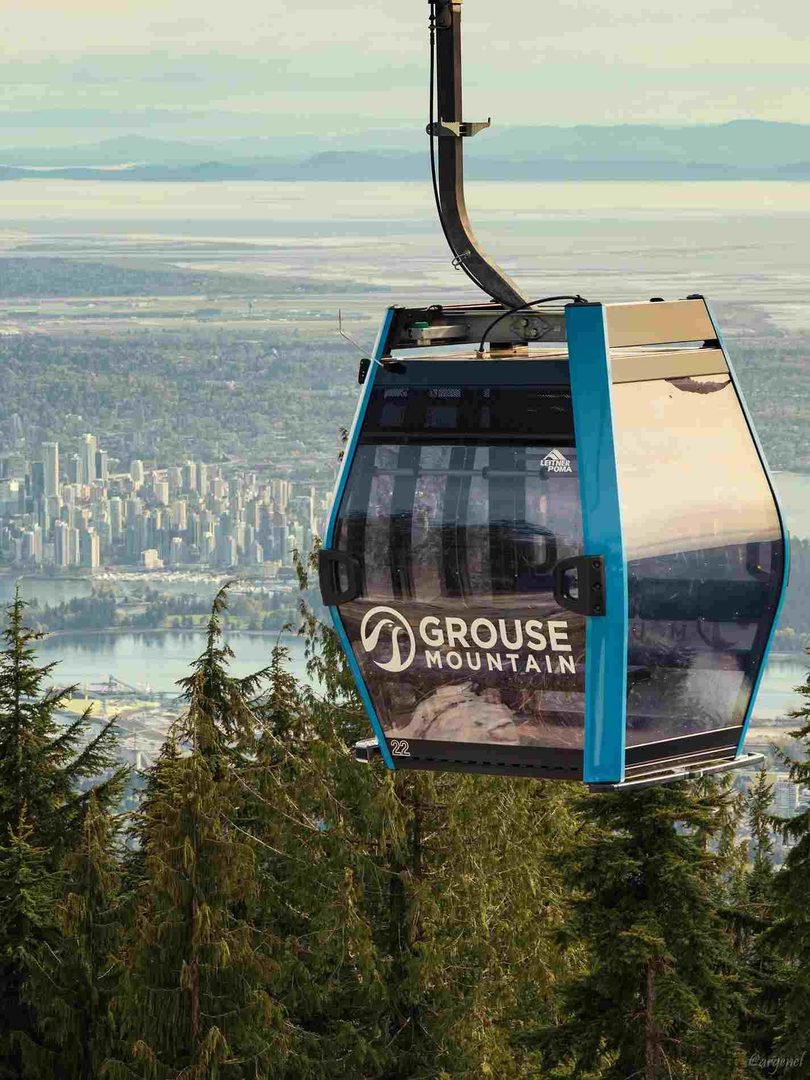 Ride the Skyride Up Grouse Mountain