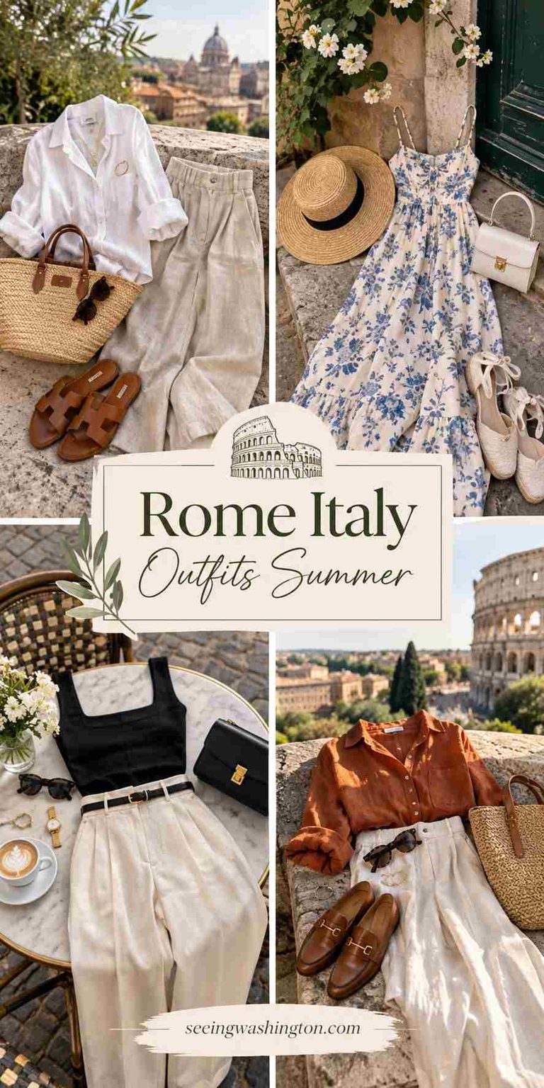 Rome Italy Outfits Summer