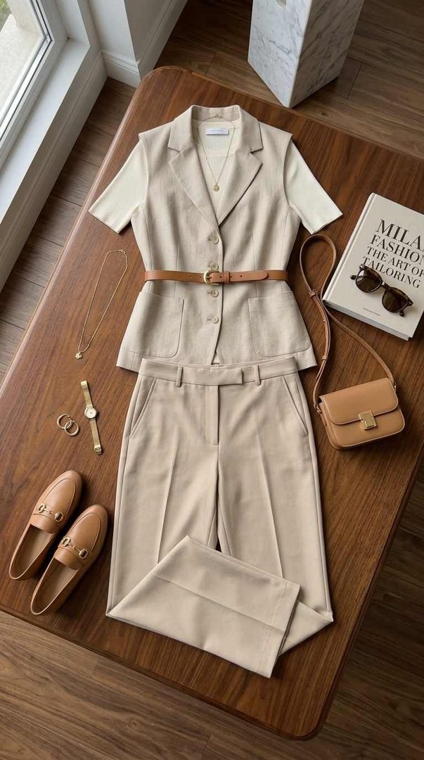 Belted Waistcoat Styling