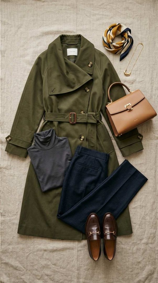 Statement Trench Ensemble