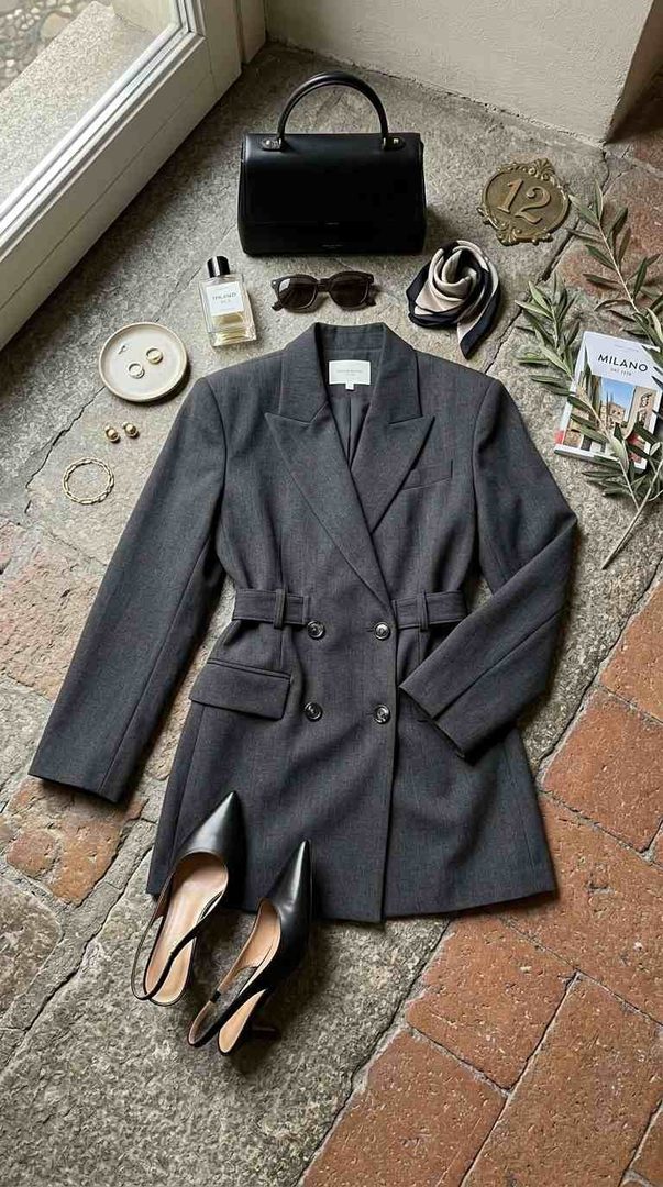 Oversized Blazer Dress