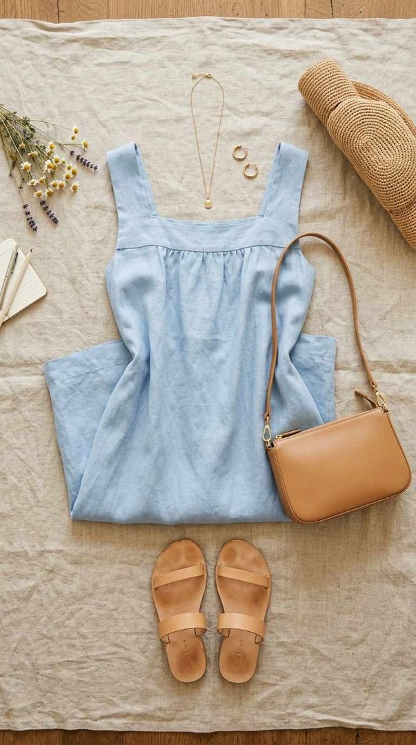 Square Neck Dress